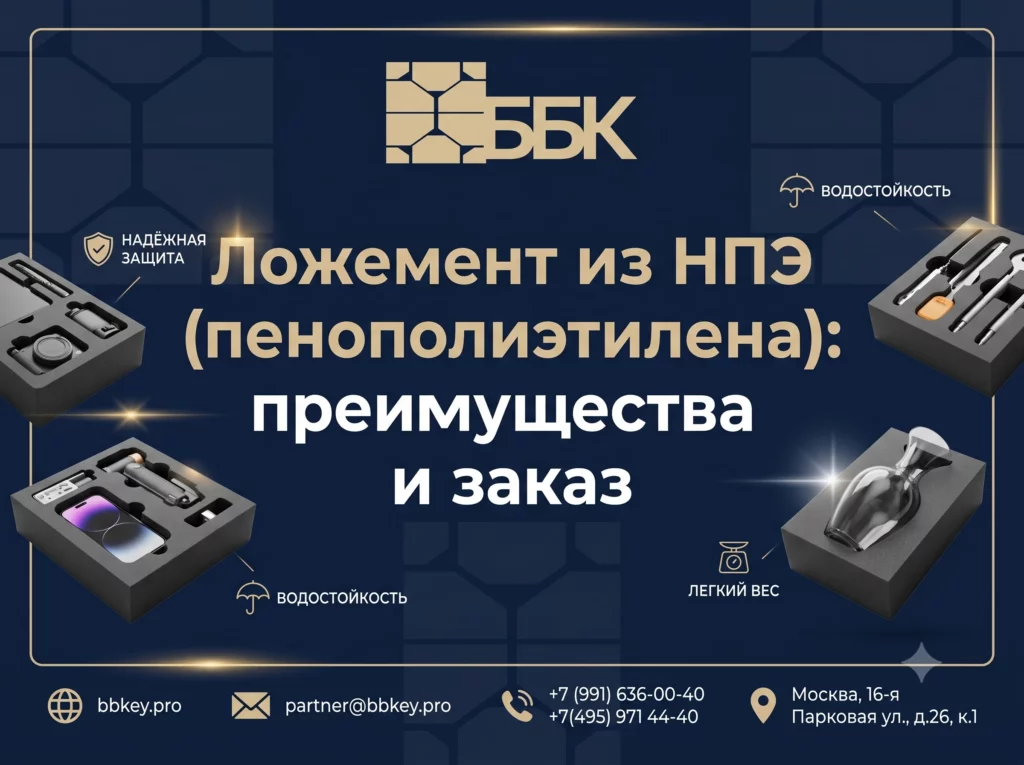 Ложемент из НПЭ (пенополиэтилена)