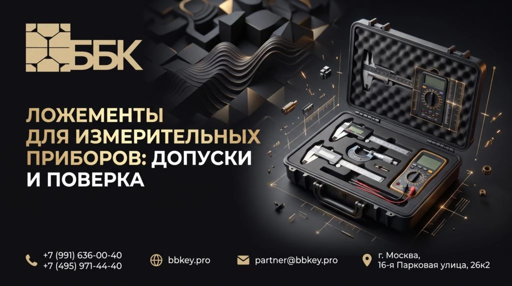 Ложементы для измерительных приборов