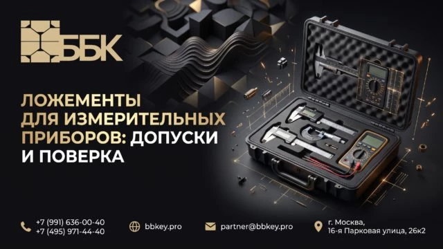 Ложементы для измерительных приборов: допуски и поверка