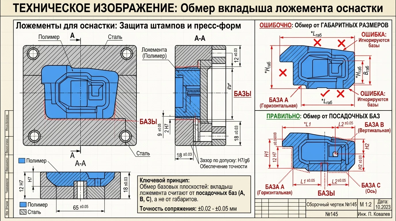 Обмер базовых плоскостей